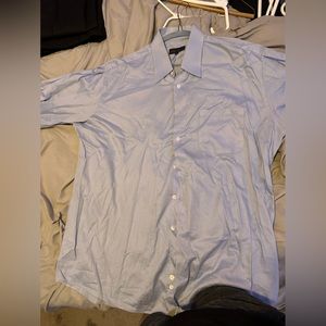 Grey long sleeve dress button up